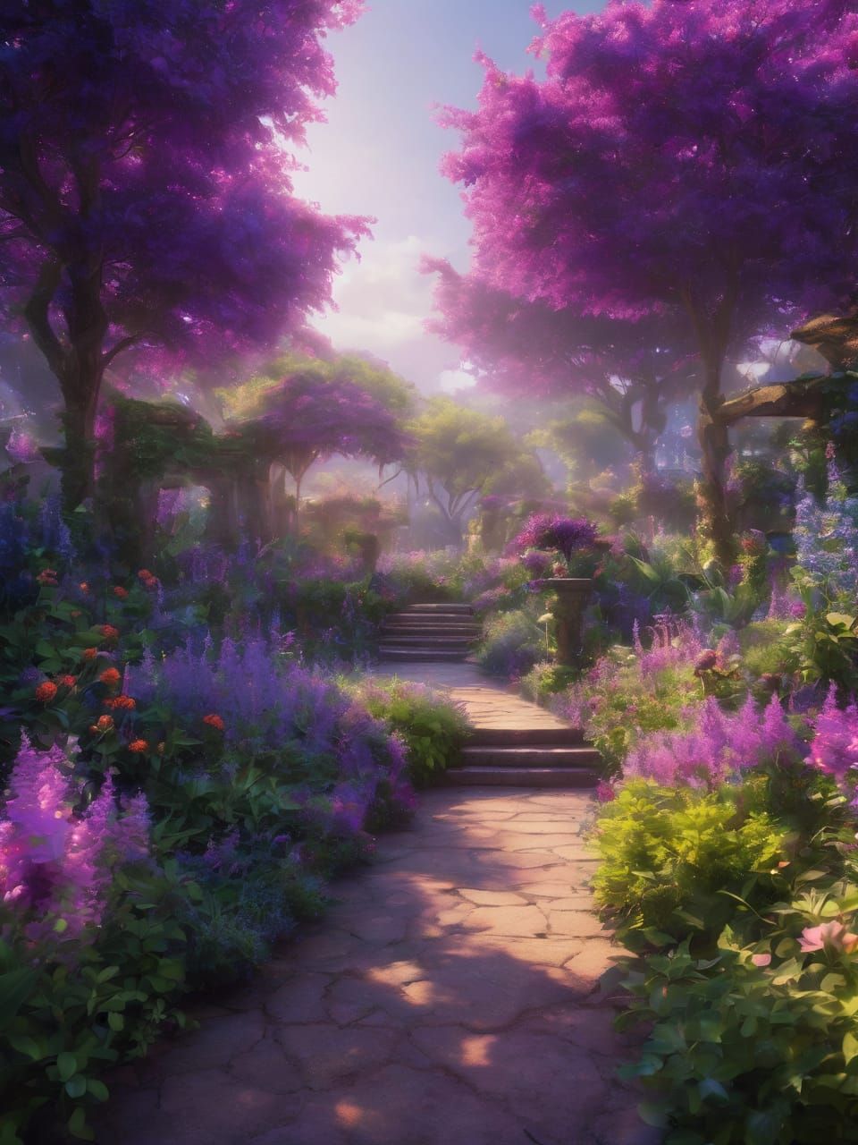 Purple garden