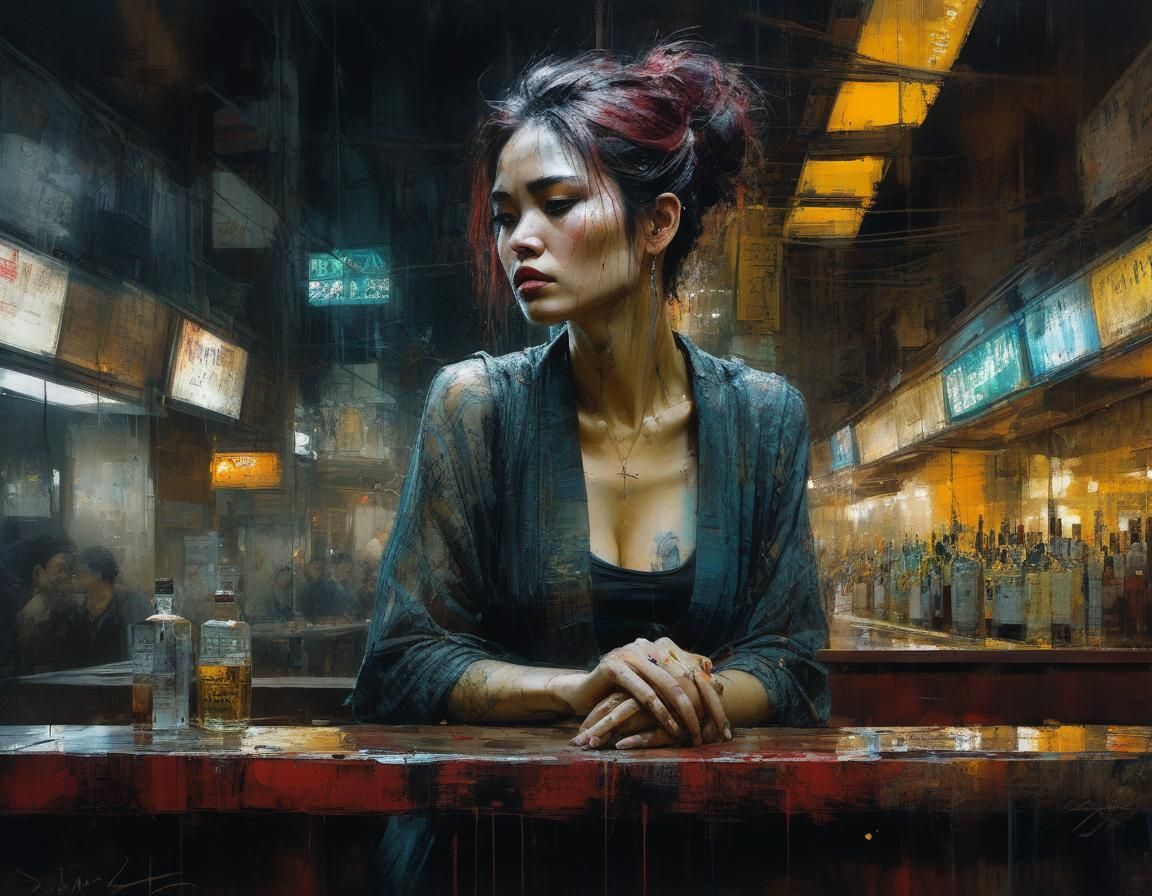 Sad girl  by @Ventrale