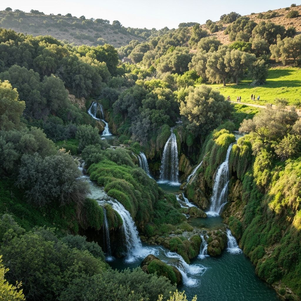 Scenic View of Nahal Kibbutzim Stream