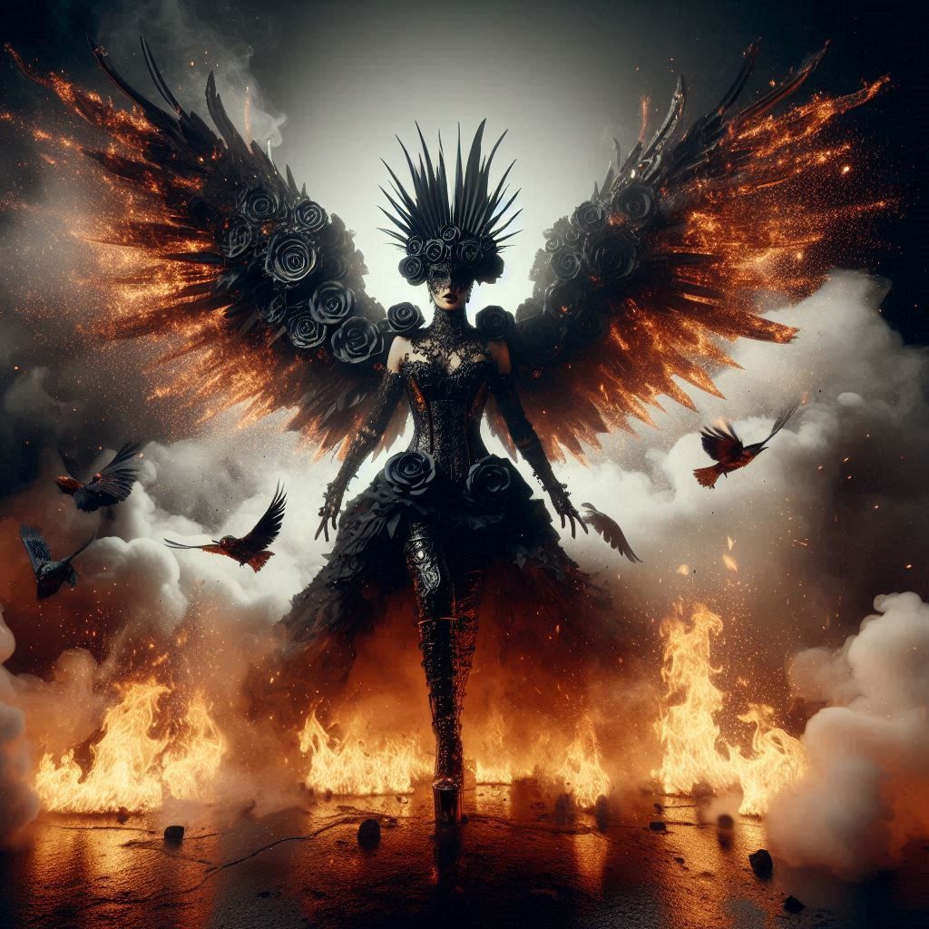 steampunk goth goddess