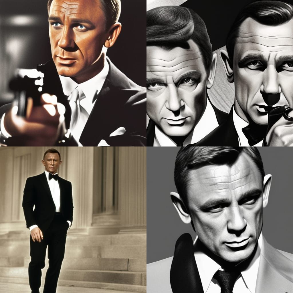 AI James Bond - AI Generated Artwork - NightCafe Creator