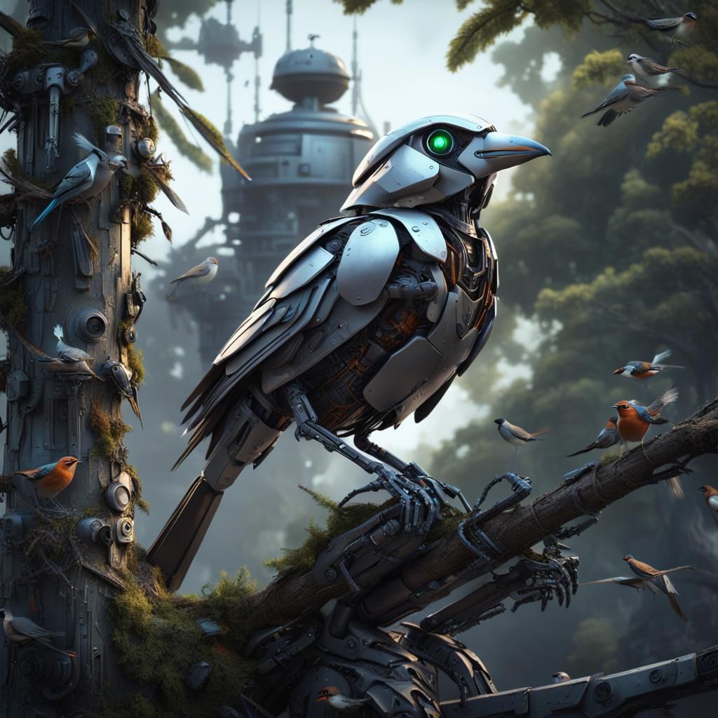 A bird robot   by @Sushi 
