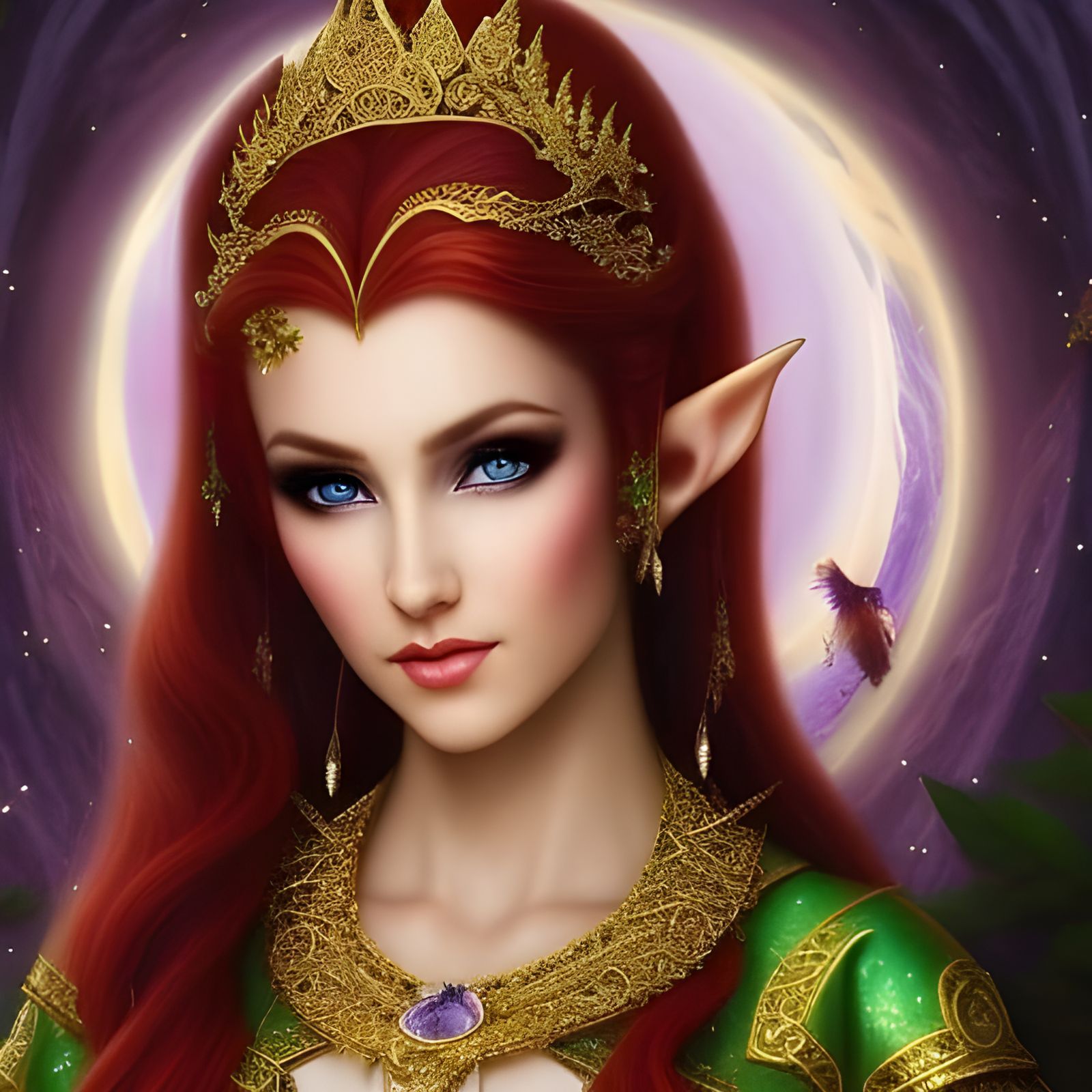 Beautiful elven princess  by @Roberto I Ortiz
