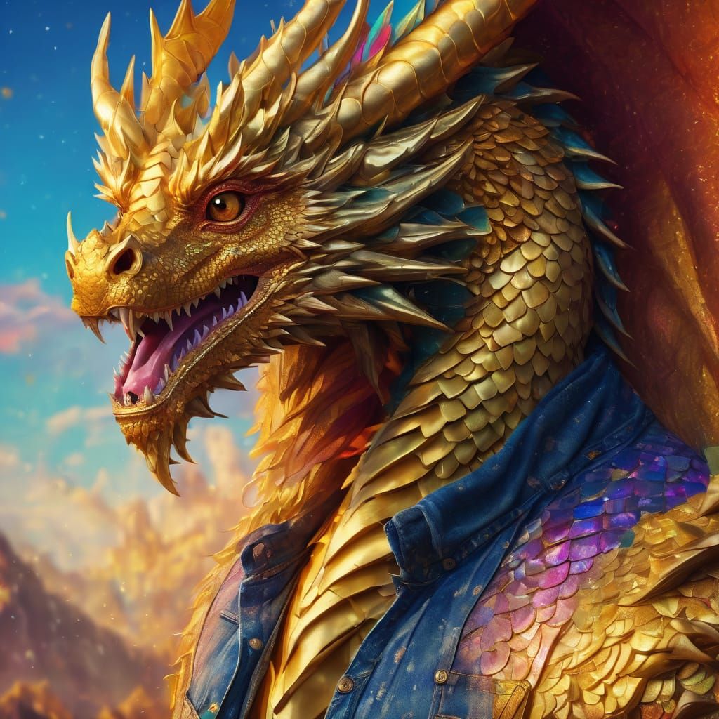 Half-Gold Dragon