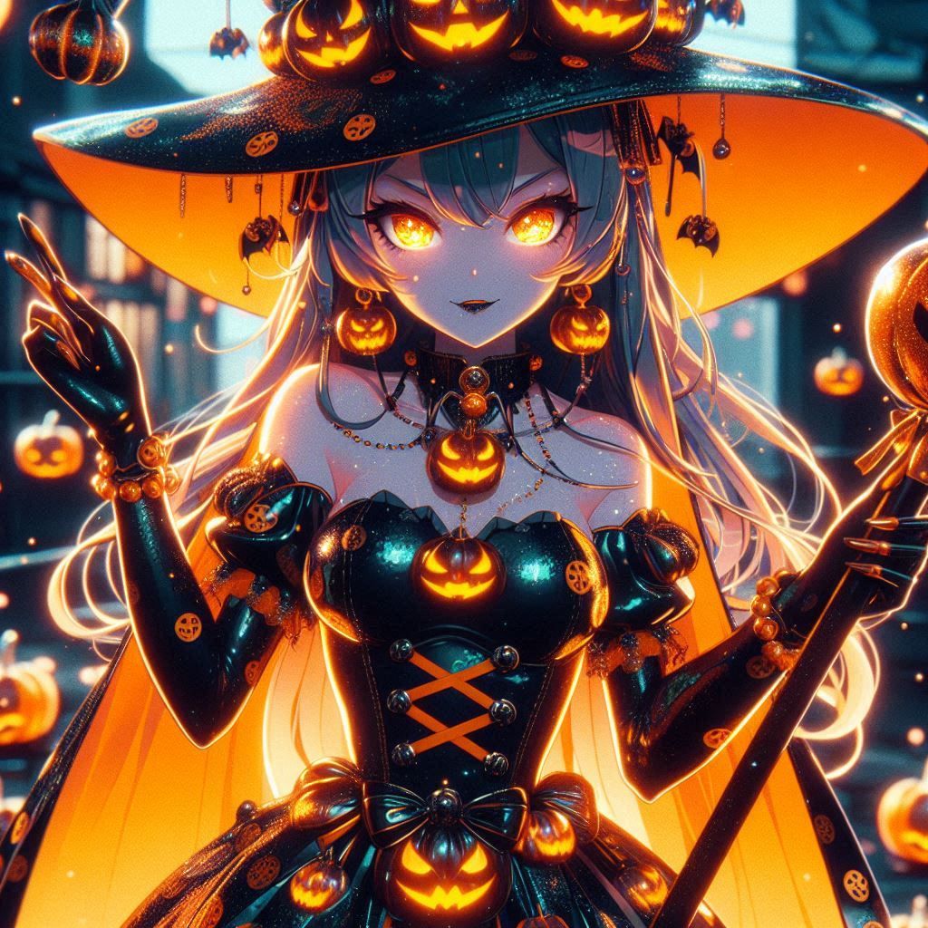 Halloween Goddess of Pumpkins