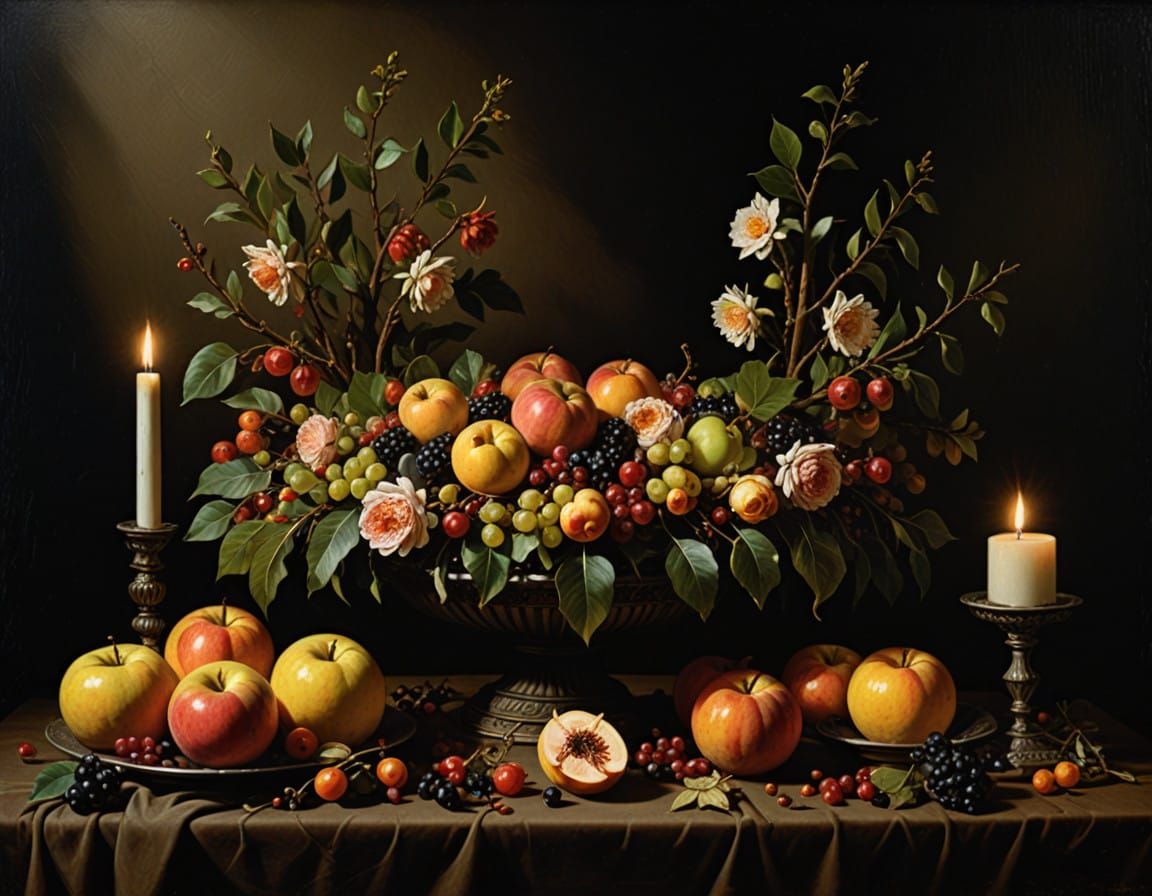 Winter flowers and fruits  by @Faraday