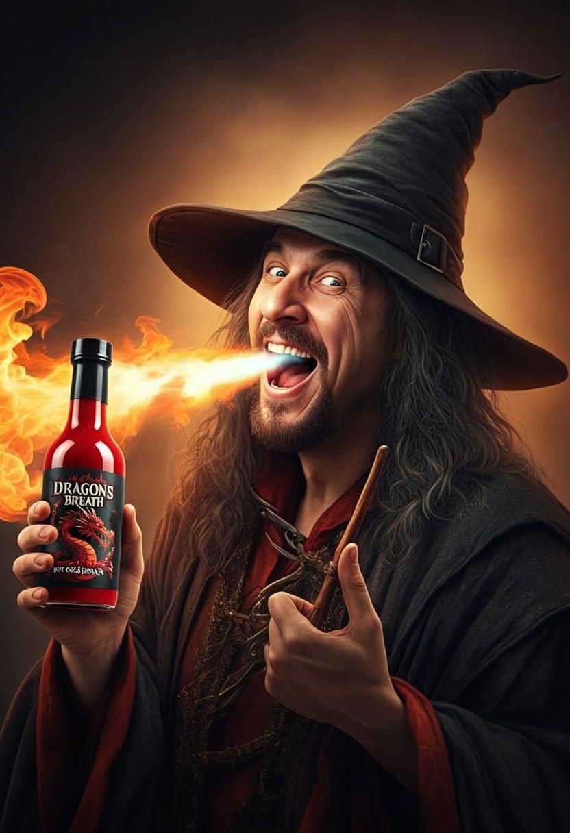 “Dragon’s breath” hot sauce   by @David Myers