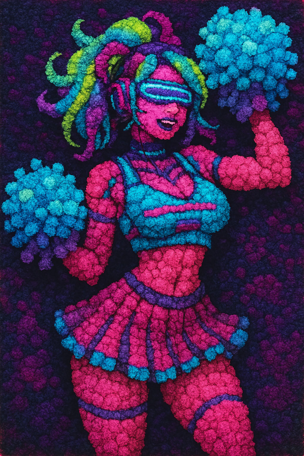 Cyberpunk Cheerleader