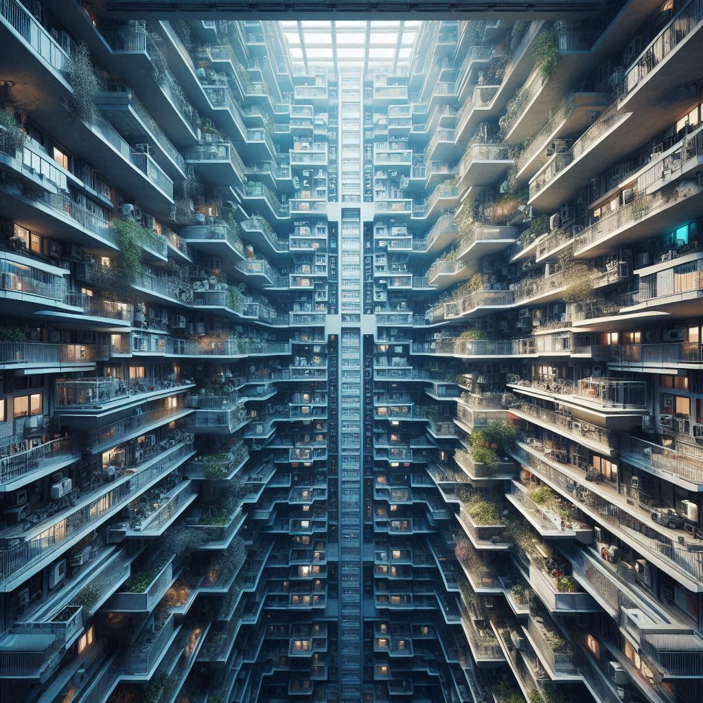 Inside a Total Environment Public Housing Complex