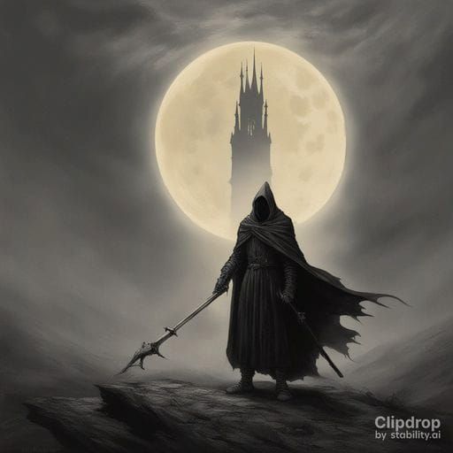 Neon Cityscape at Dusk: Digital Painting