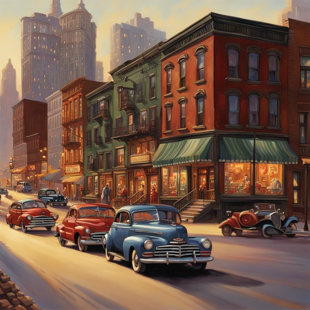 Vintage Cars - AI Generated Artwork - NightCafe Creator