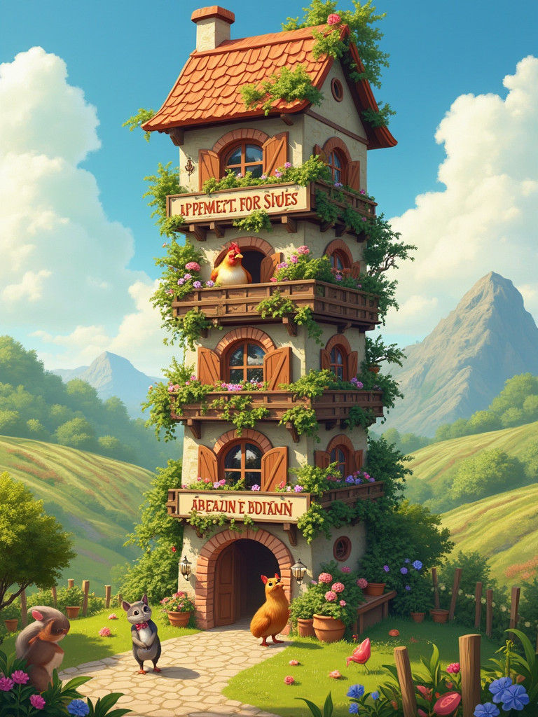 Apartment Tower for Rent in Lush Valley