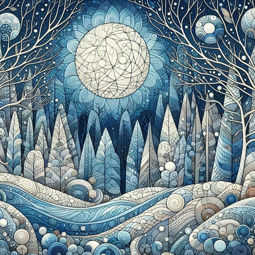 midnight forest blue