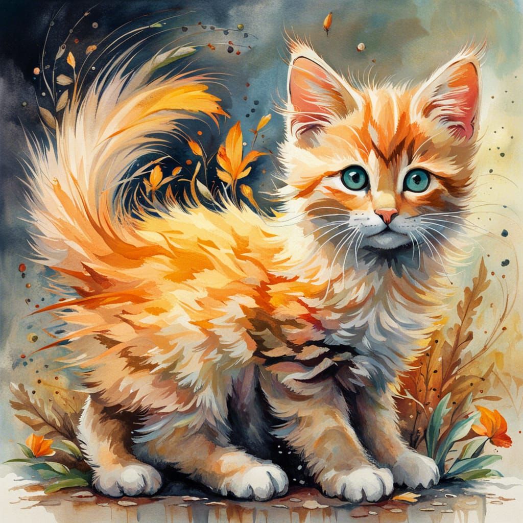 Cute kitten