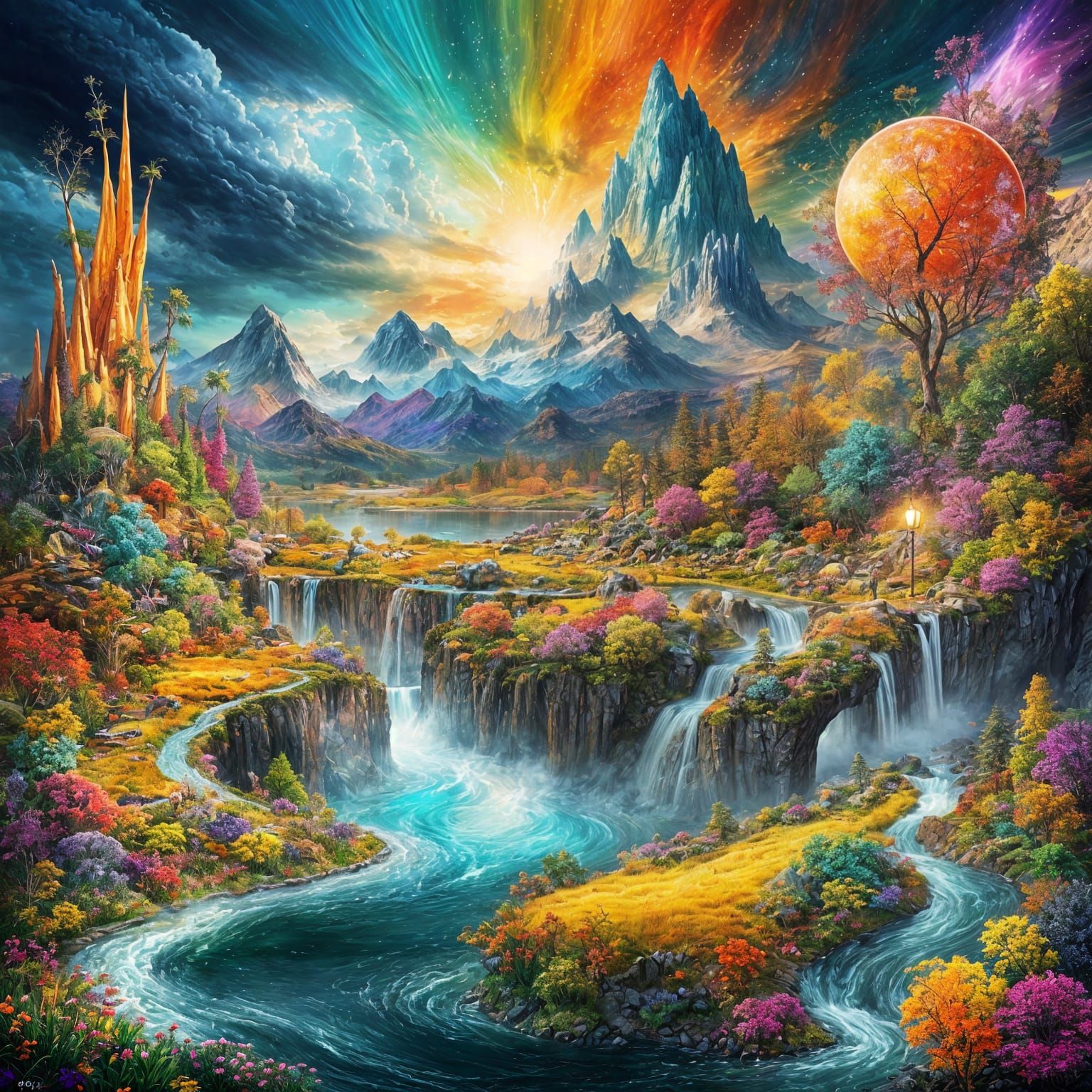 Symphony of Color and Flow  by @theArchairez