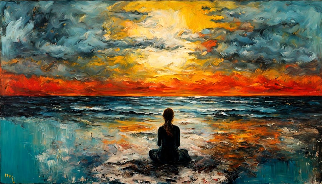 Inner Peace  by @AIUrbanTemple