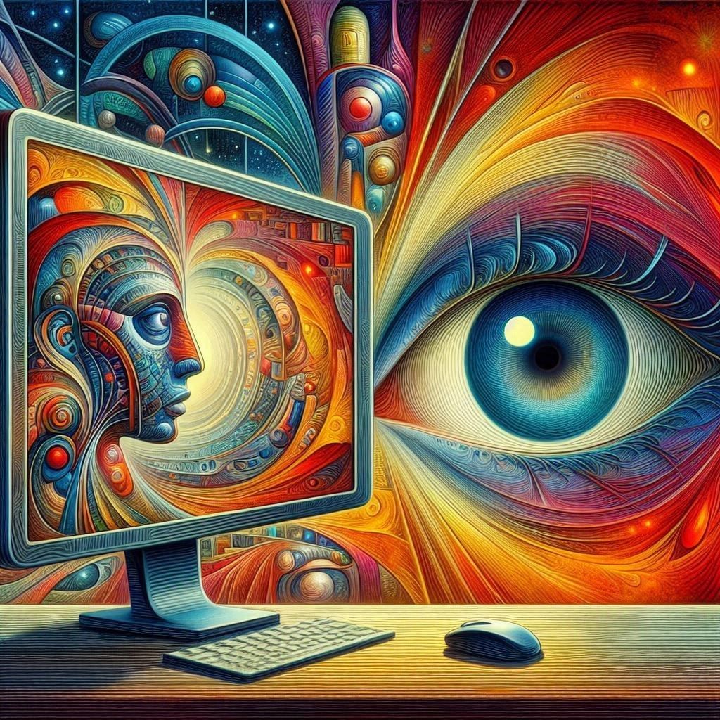 behind the reflection