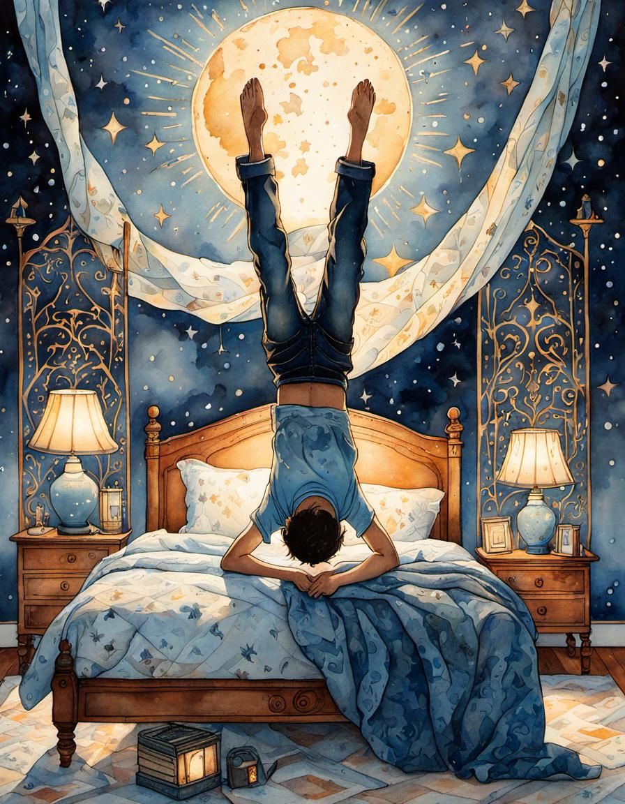 Handstand!  by @Weird Insaan