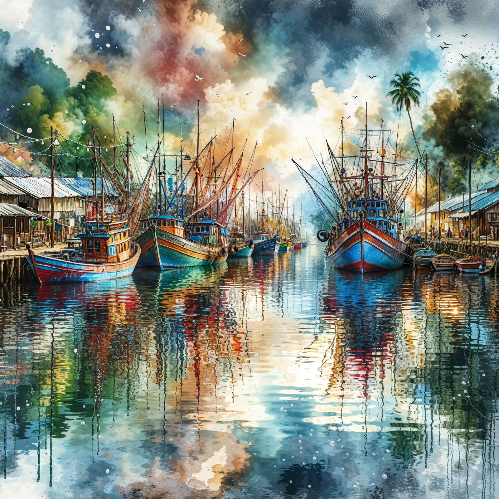 Luminous Depths: Makassar Coastal Life in Hues  by @Lang