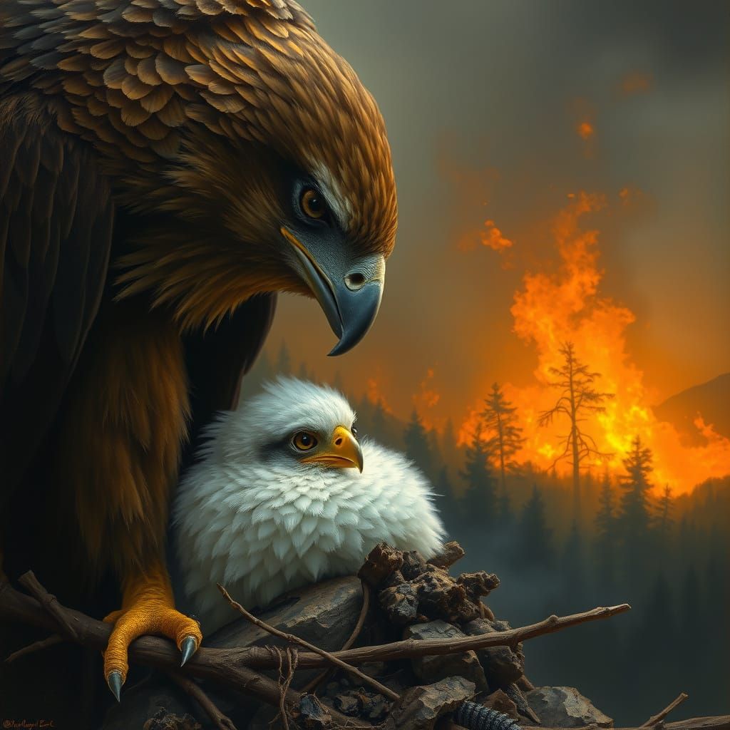 A Mother's Love in the Midst of Danger  by @WarrioroftheAges