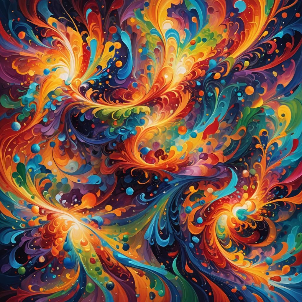 Abstract artwork, oil painting, high resolution, not real, natural