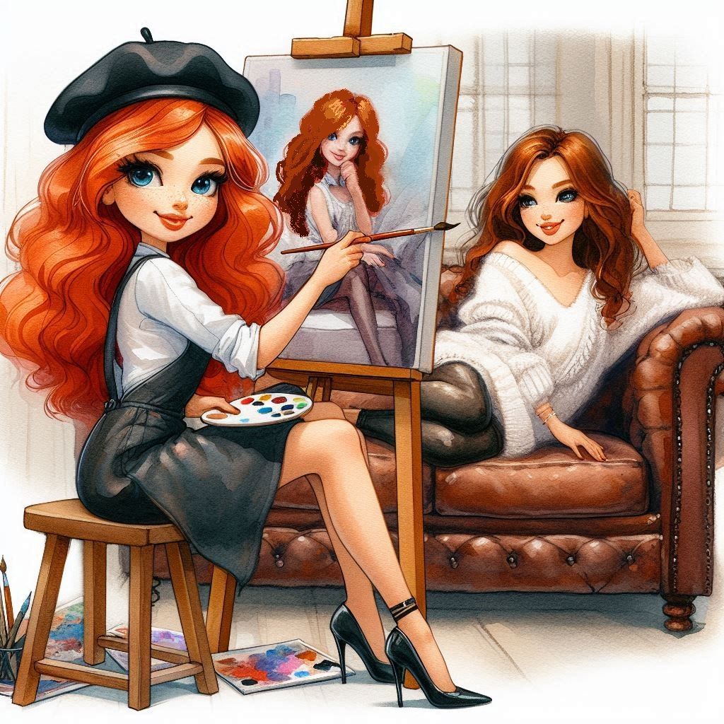 "Now She Paints the Pictures"