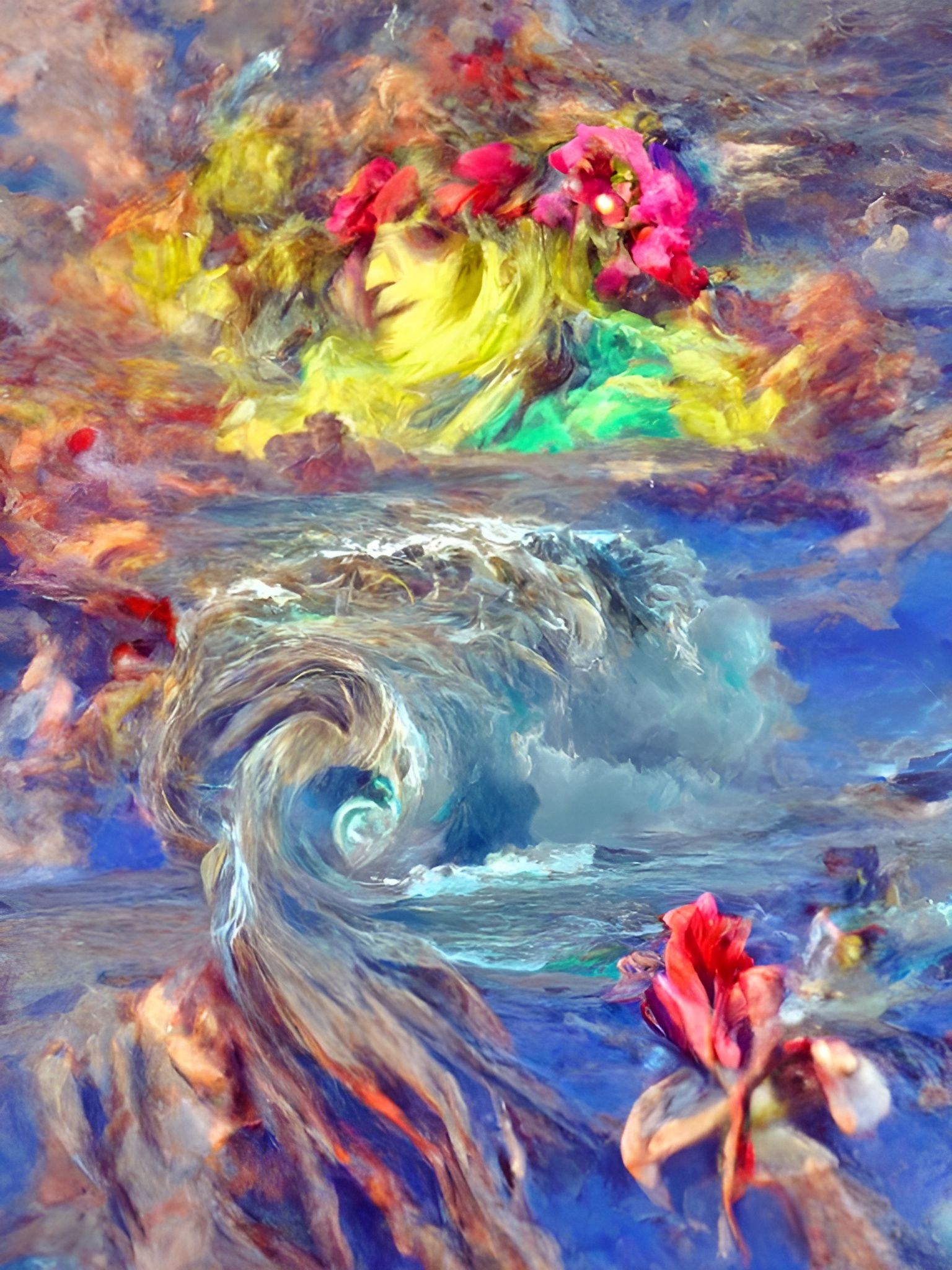 Lady in the sky