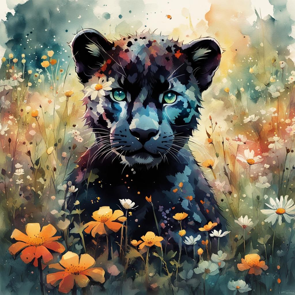 Panther cub