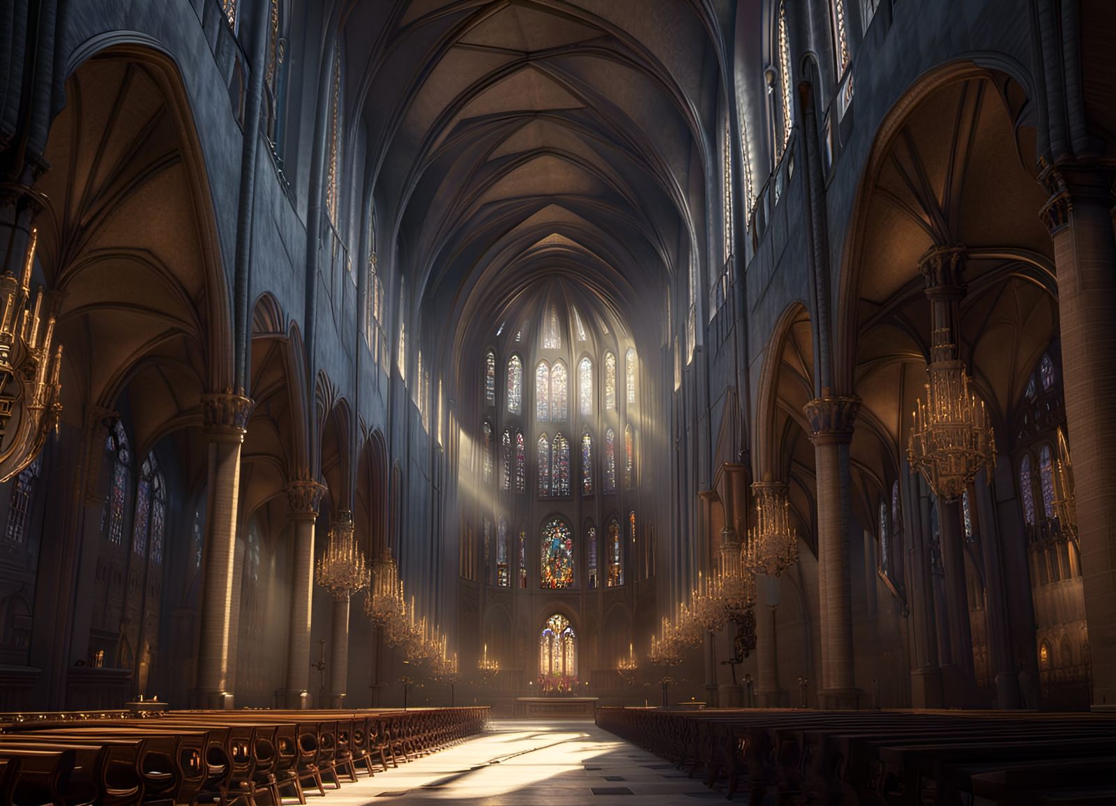 Cathedral - AI Generated Artwork - NightCafe Creator