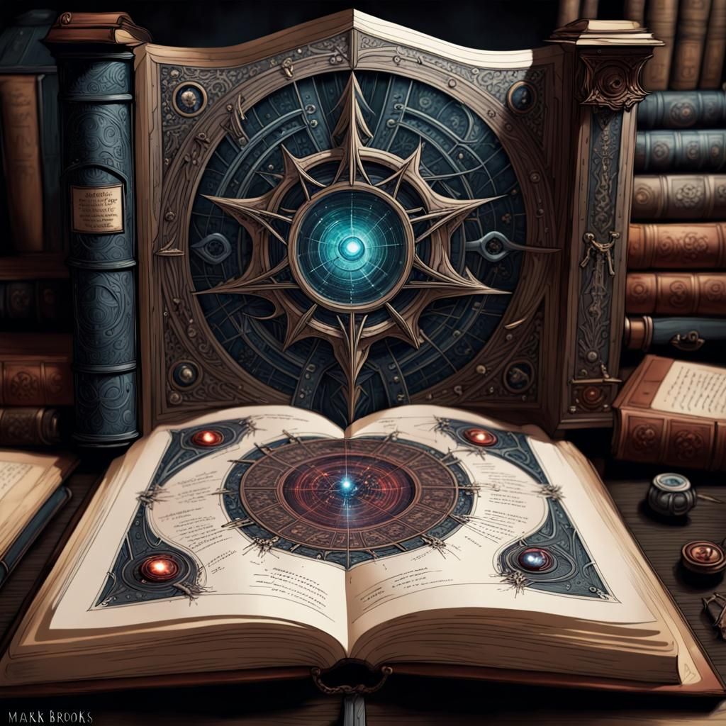 Spellbook - AI Generated Artwork - NightCafe Creator