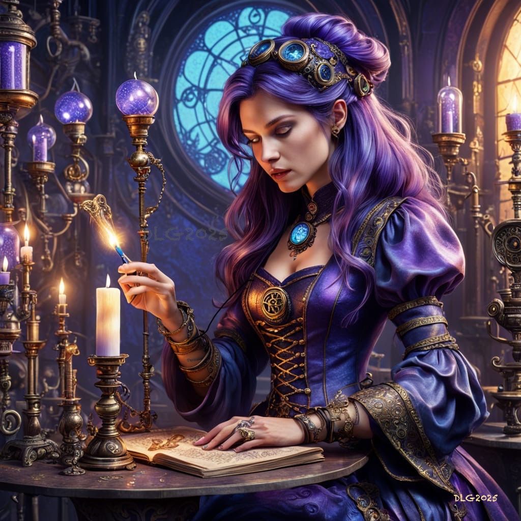 Steampunk sorceress