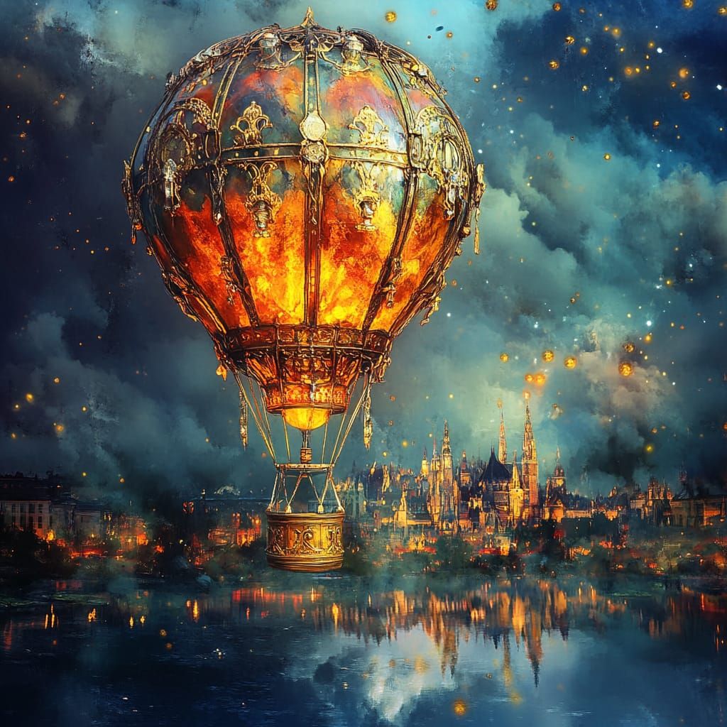 Steampunk Hot Air Ballons