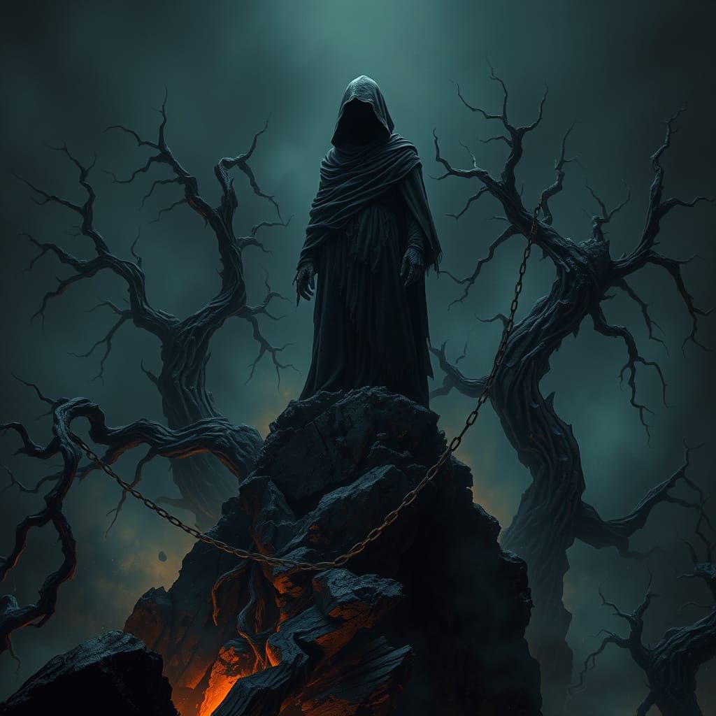 Gothic Ruins Beckon Under Ominous Skies