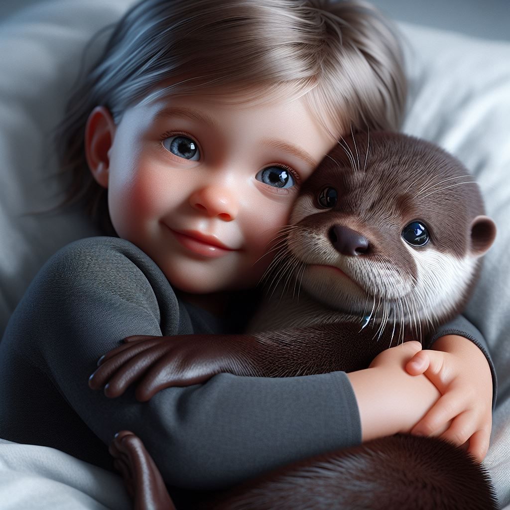 Baby Otter Best Friend