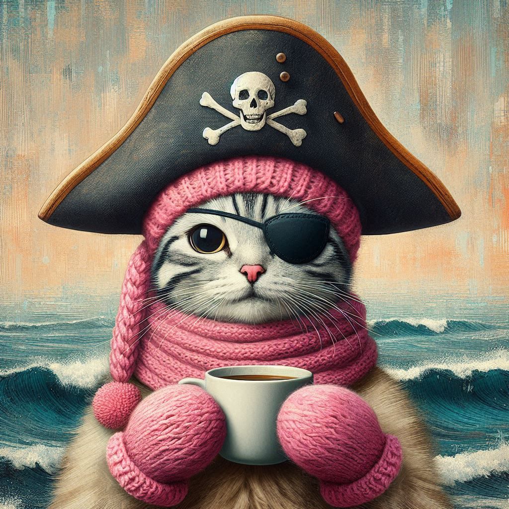Pirate winter collection, pink 1