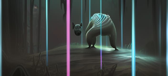 cinematic laser photo