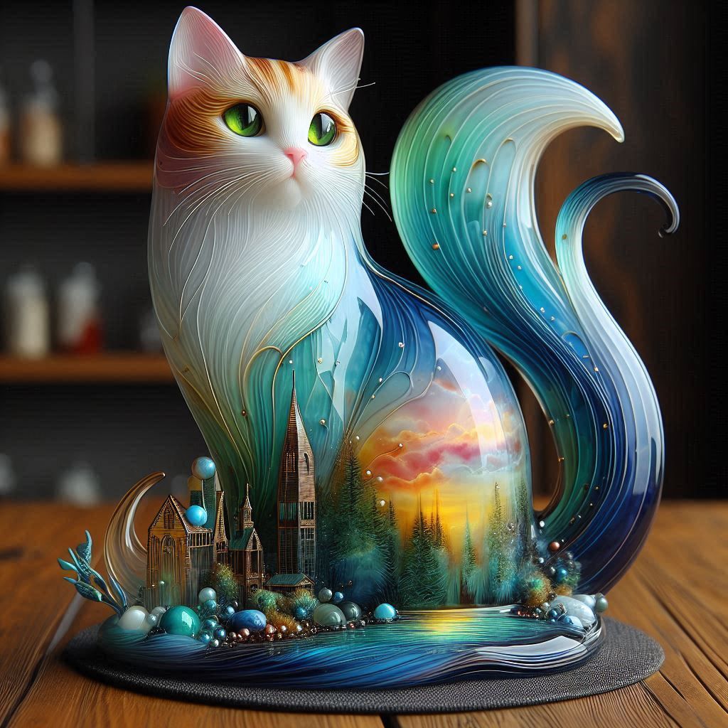 glass cat,