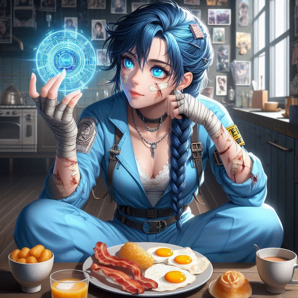 A Well-Earned Breakfast After A Successful Heist