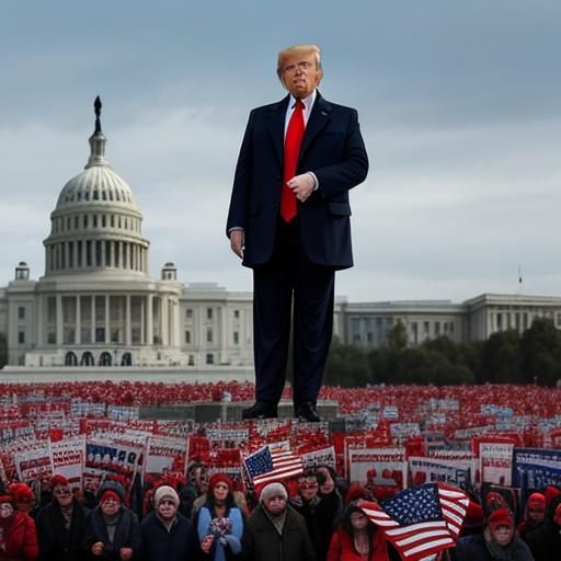 realistic, trump  stands with the common people
