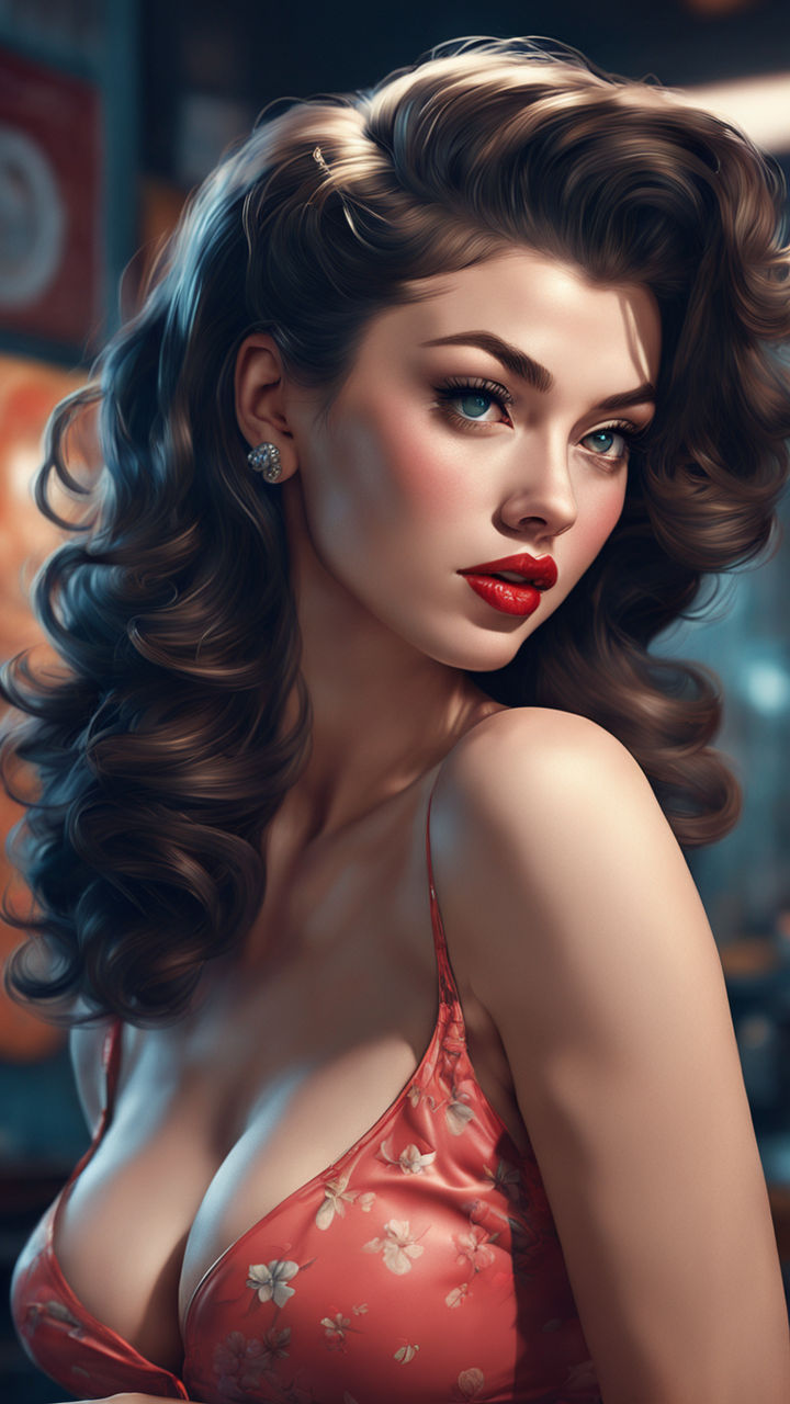 Vintage Retro Pin Up