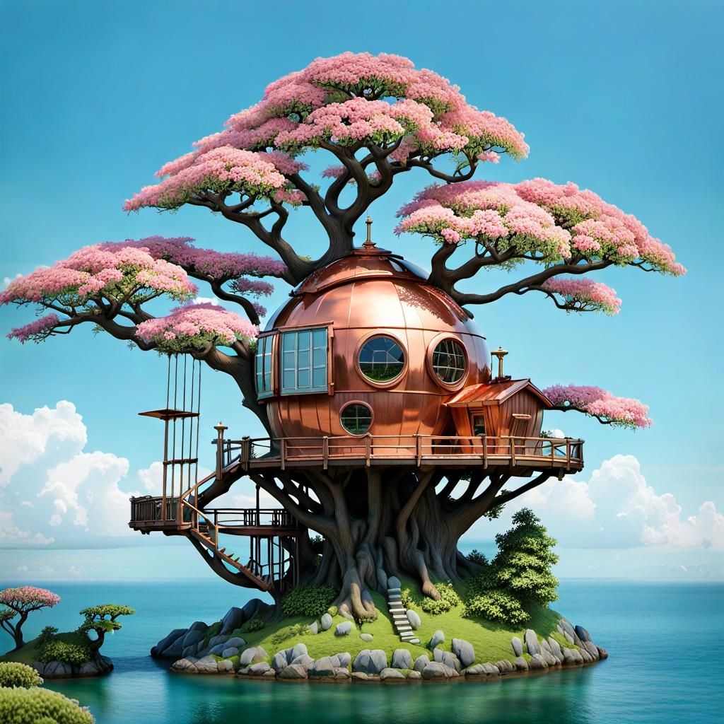 The Inventor's Treehouse  by @Johnny Fish