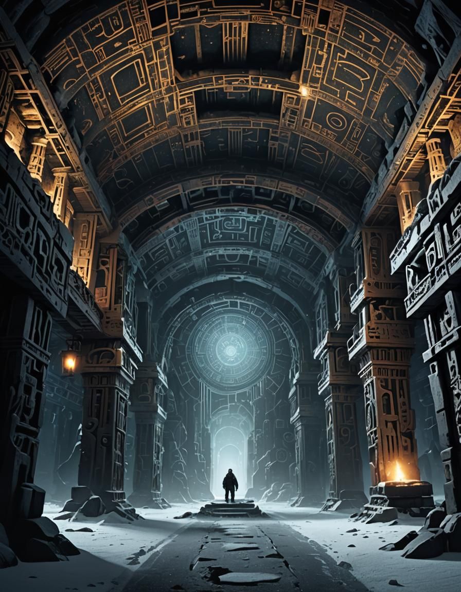**"In an ancient, subterranean city discovered in the heart ...