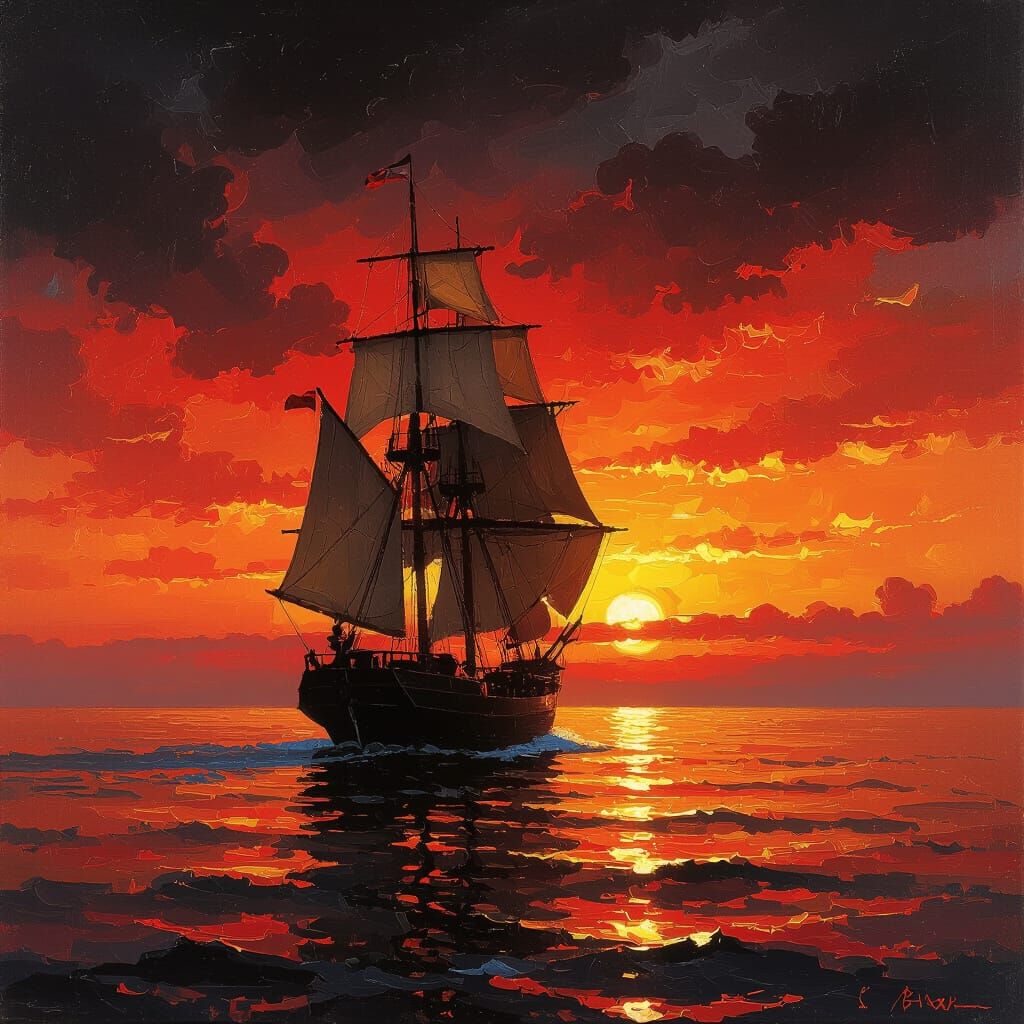 The ship that brings dark sky   by @Silver Shadow