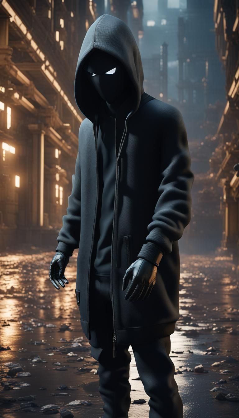 The mysterious hoodie man.  by @Hanzel Darmawan