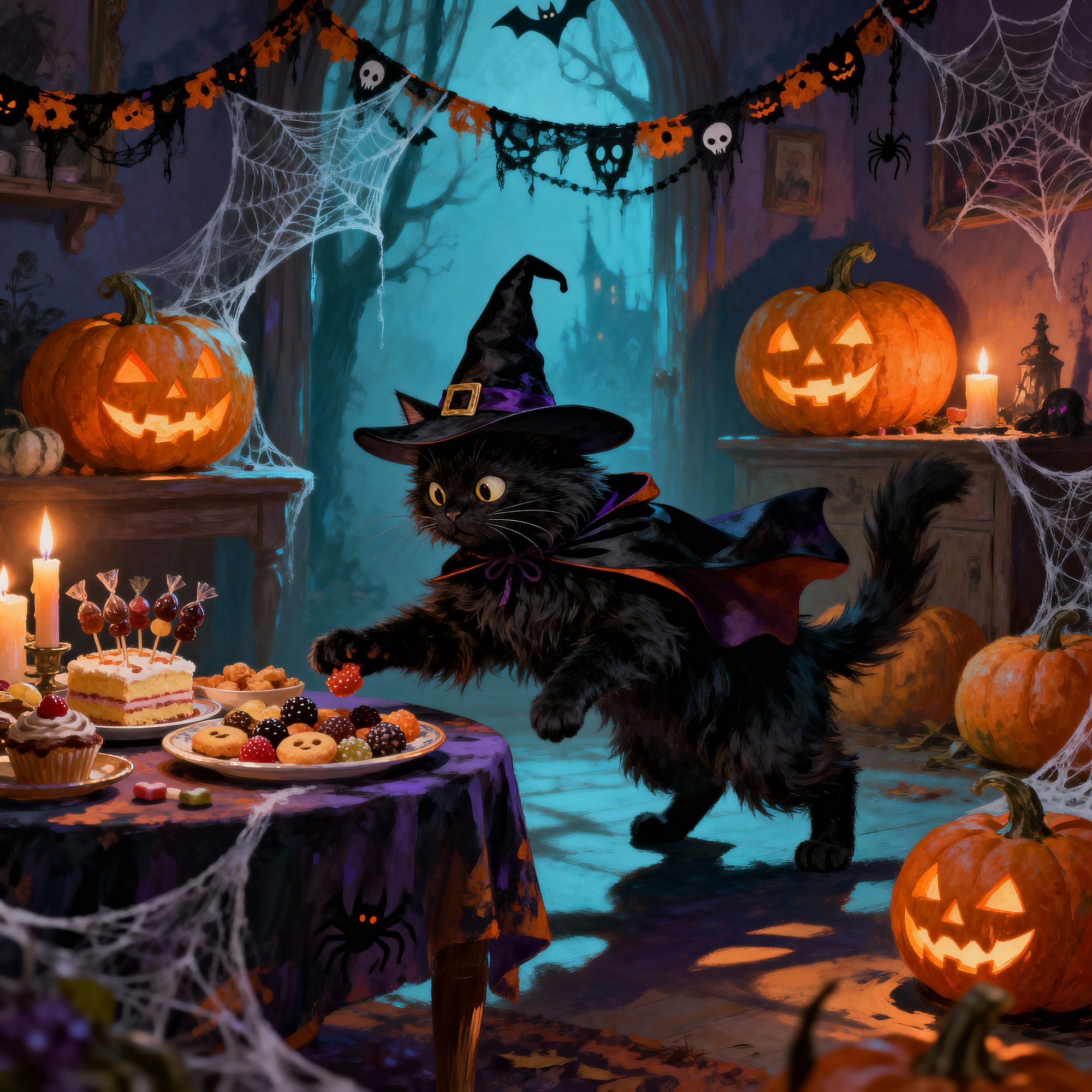 The cat burglar strikes again.