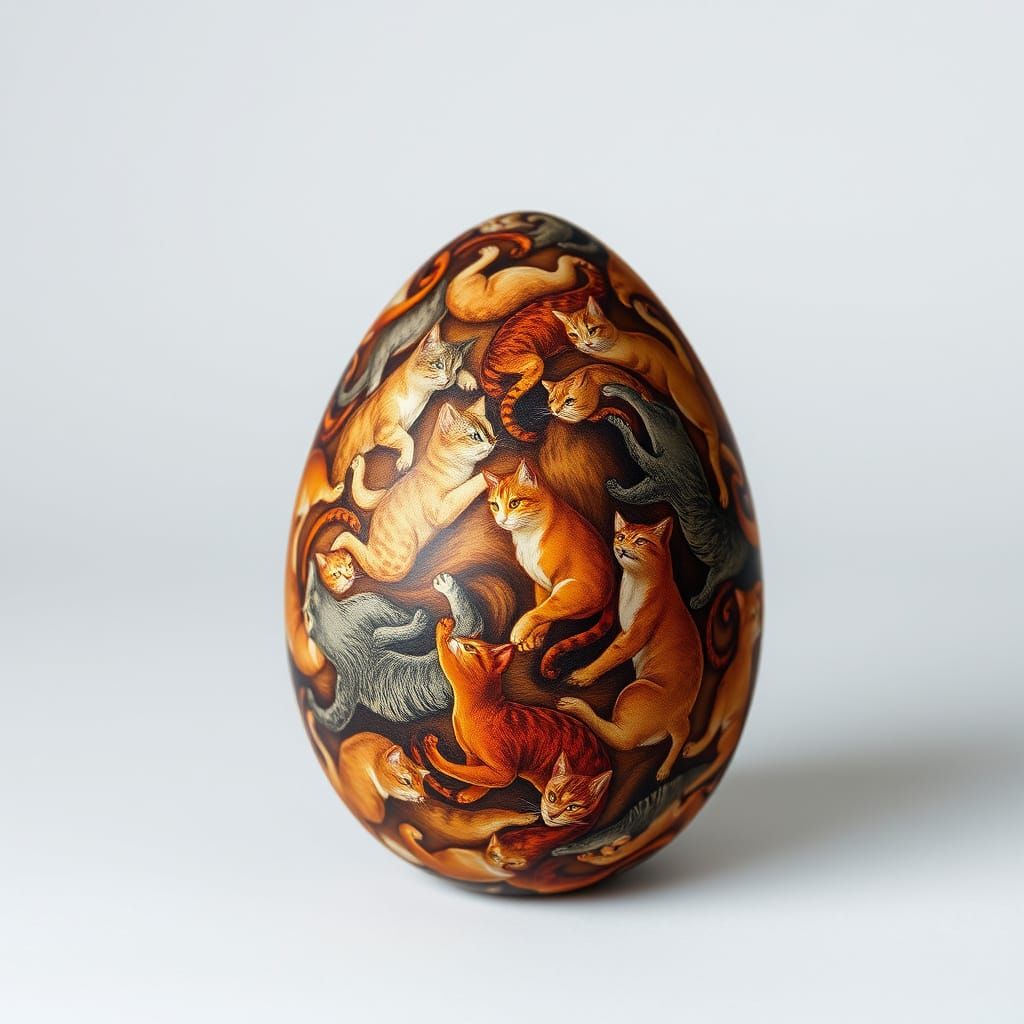 Cat egg   by @Jadzania
