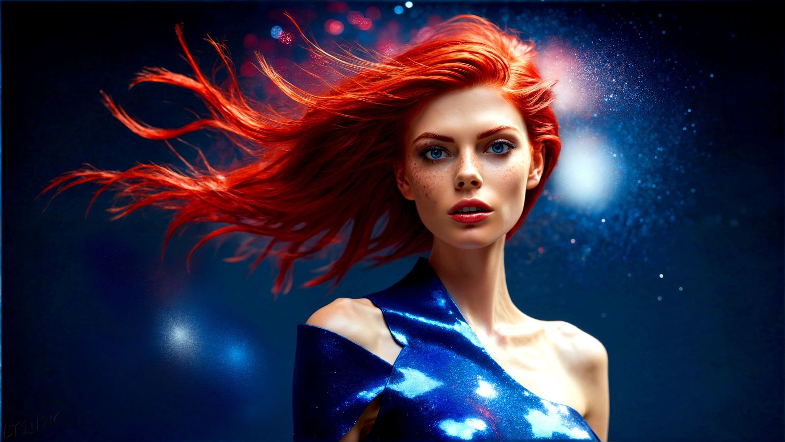 Kristie Kline - Glitter in the air series.