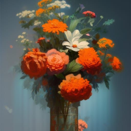 a vase