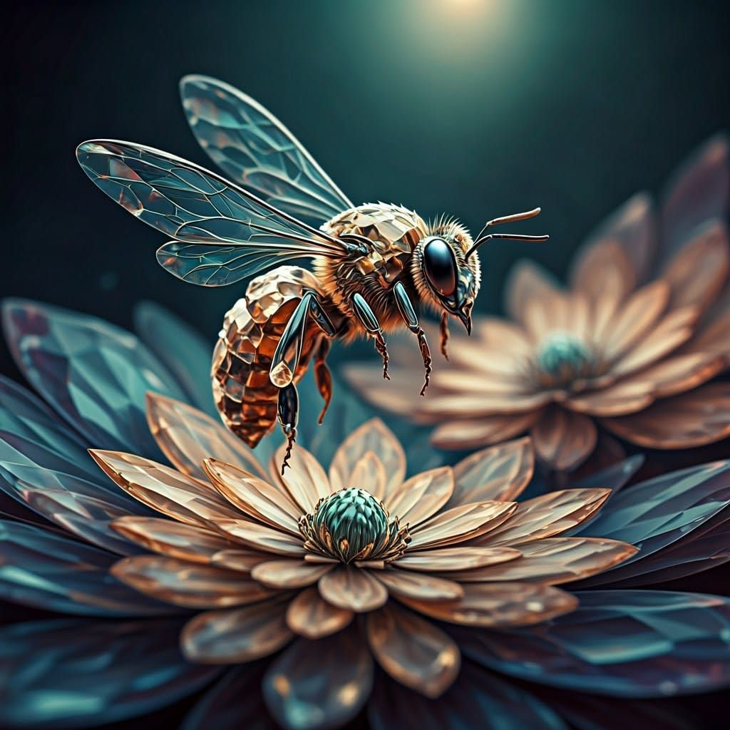 Precious bee  by @Thibe