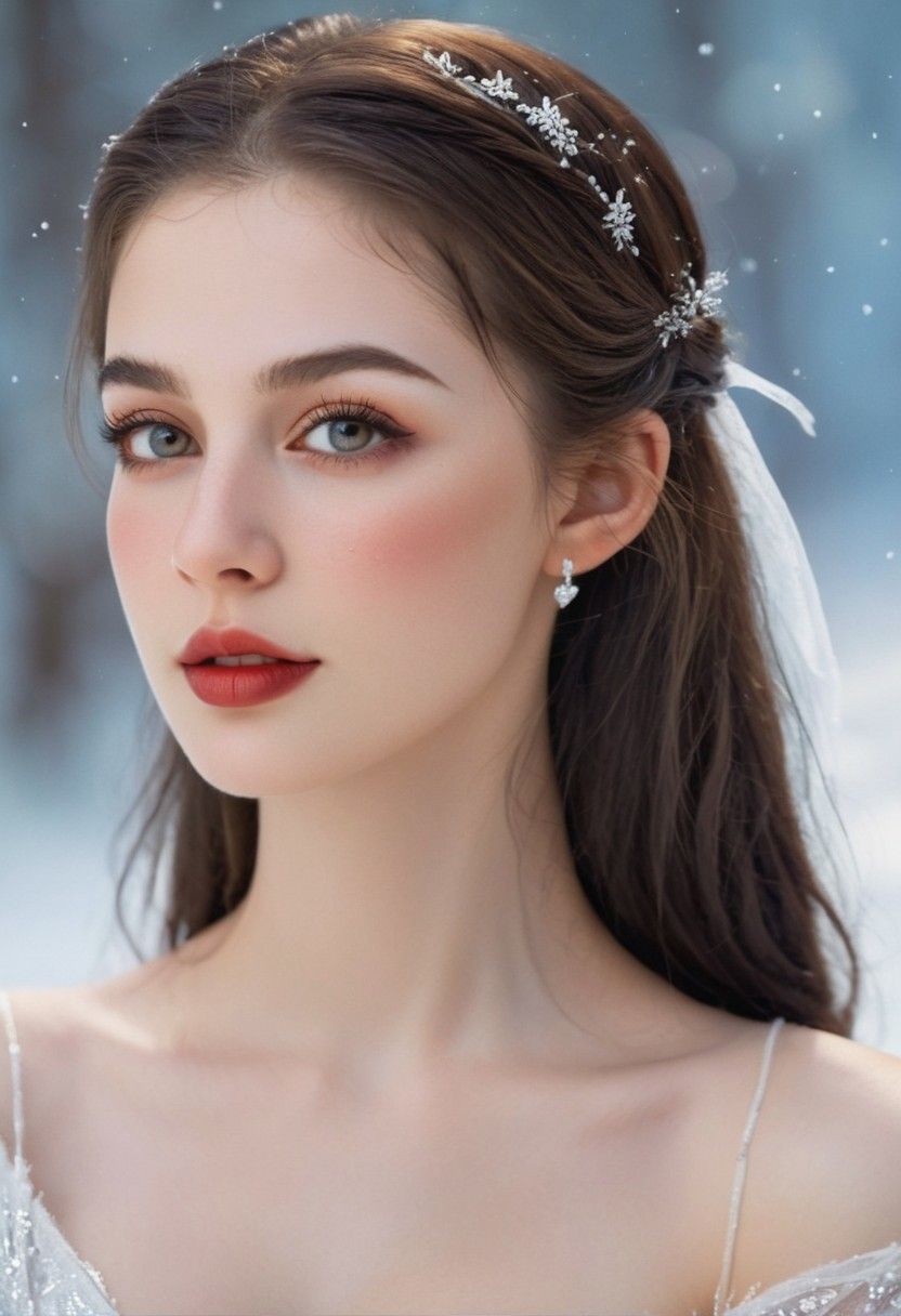 Young and beautiful Fairy Snow White